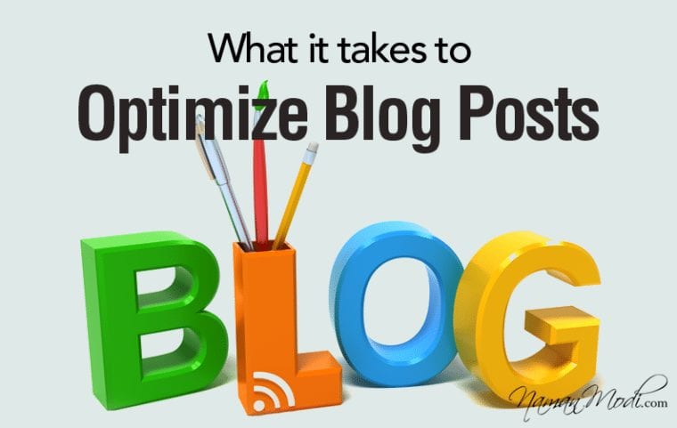 What it takes to optimize Blog Posts for Search