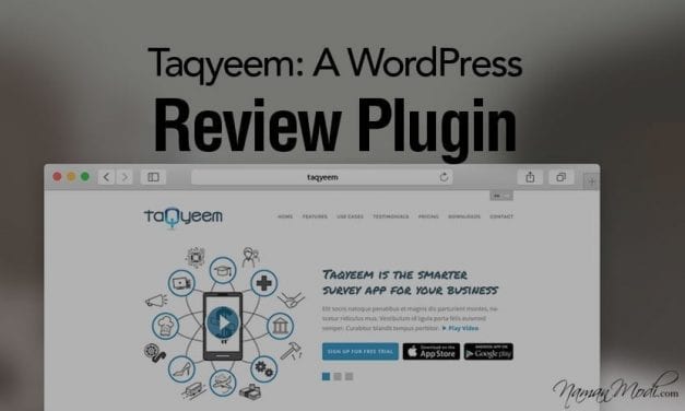Taqyeem: A WordPress Review Plugin