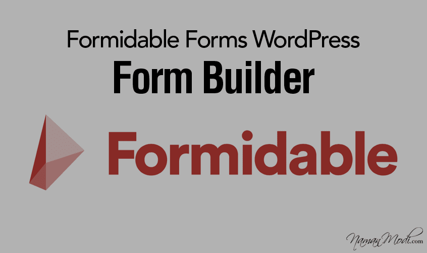Formidable Forms WordPress Form Builder