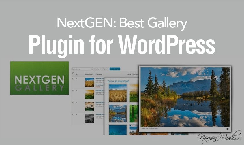 NextGEN: Best Gallery Plugin for WordPress