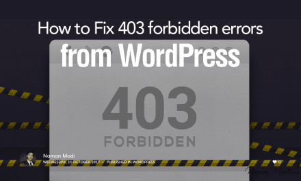 How to Fix 403 Forbidden errors from WordPress Site