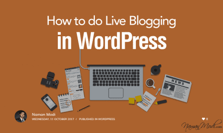 How to do Live Blogging in WordPress
