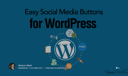 Easy Social Media Buttons for WordPress