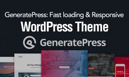 GeneratePress: Fast loading & Responsive WordPress Theme