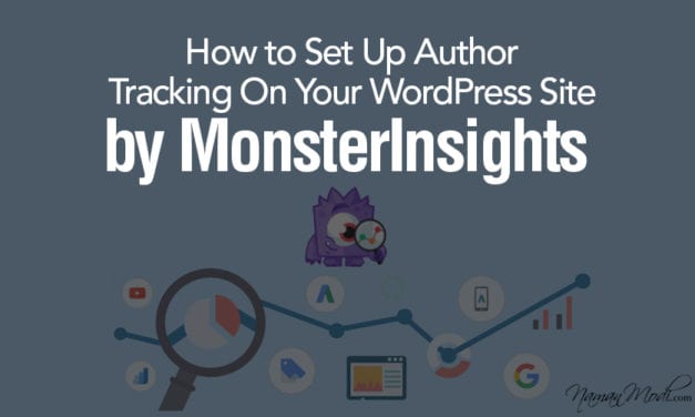How to Set Up Author Tracking On Your WordPress Site by MonsterInsights
