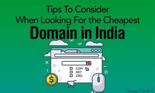 Tips To Consider When Looking For the Cheapest Domain in India